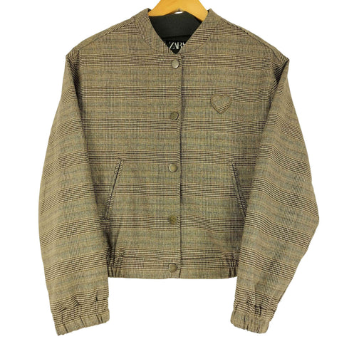 ザラ ZARA グレンチェックブルゾン レディース 164CM
