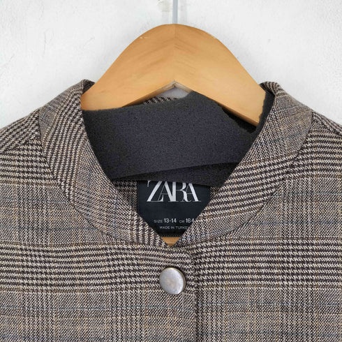ザラ ZARA グレンチェックブルゾン レディース 164CM