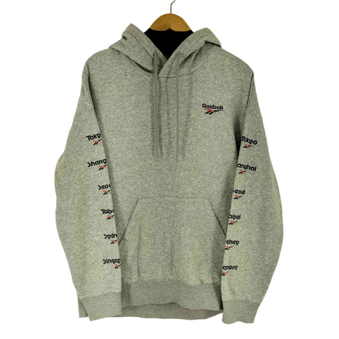 リーボック Reebok 刺繍 プルオーバーパーカー メンズ JPN:XL