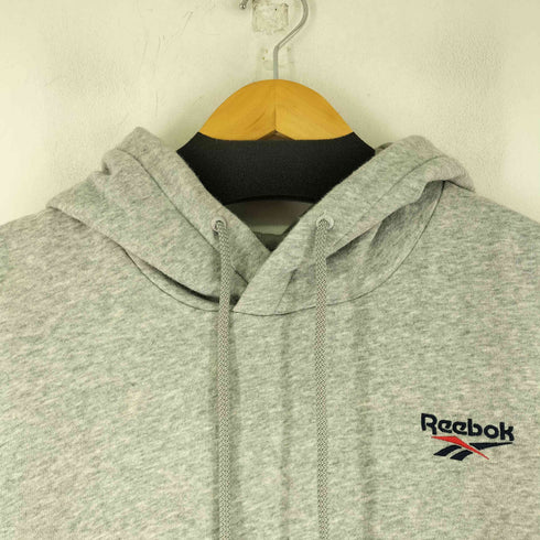 リーボック Reebok 刺繍 プルオーバーパーカー メンズ JPN:XL