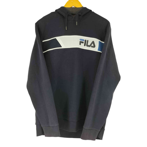 フィラ FILA プリントプルオーバーパーカー メンズ 2XL