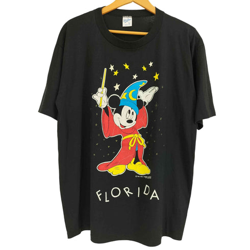 ベルバシーン Velva Sheen 90S 魔法使い キャラクタープリント クルーネックTシャツ メンズ import:XL