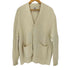 ザラ ZARA コットンアクリル ローゲージ ニットカーディガン メンズ import:L