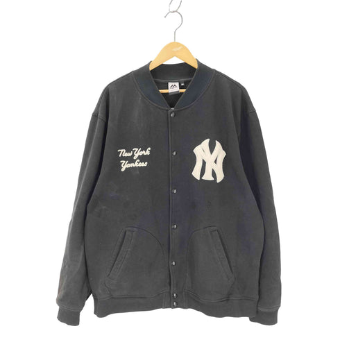 マジェスティック MAJESTIC ベースボールワッペン スウェットスタジャン メンズ 3XL