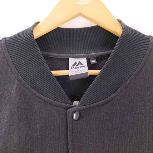 マジェスティック MAJESTIC ベースボールワッペン スウェットスタジャン メンズ 3XL
