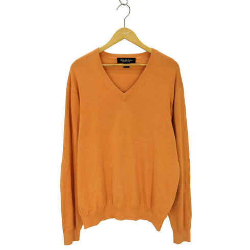 ブルックスブラザーズ BROOKS BROTHERS シルクコットン Vネックニット メンズ XL