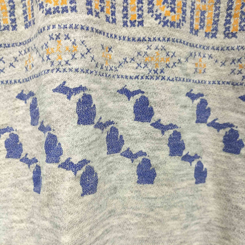 STURDY SWEATS USA製 MICHIGAN プリントスウェット メンズ JPN:M