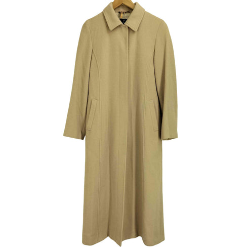 バーバリーブルーレーベル BURBERRY BLUE LABEL ウール混 ステンカラーコート レディース JPN:38