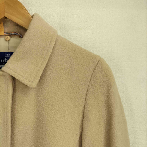 バーバリーブルーレーベル BURBERRY BLUE LABEL ウール混 ステンカラーコート レディース JPN:38