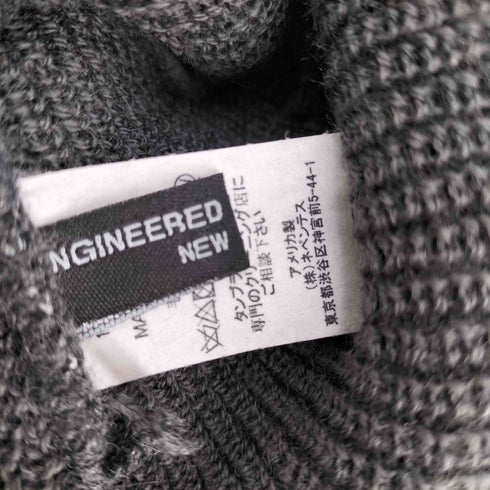エンジニアードガーメンツ Engineered Garments USA製 缶バッジ付き ウール ニット帽 ビーニー メンズ FREE