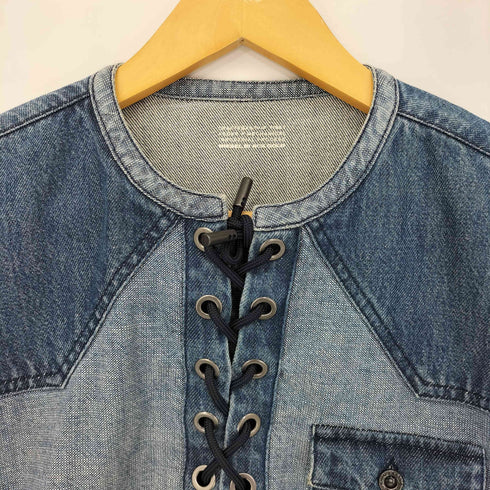 ディーゼルブラックゴールド DIESEL BLACK GOLD レースアップデニムワンピース レディース EUR:38
