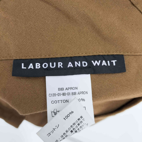 LABOUR AND WAIT BIB APRON エプロン メンズ
