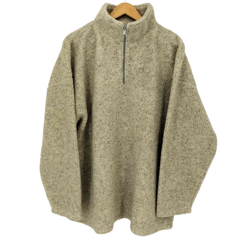 ハーフジップ フリース プルオーバー ビッグサイズ メンズ import:XL