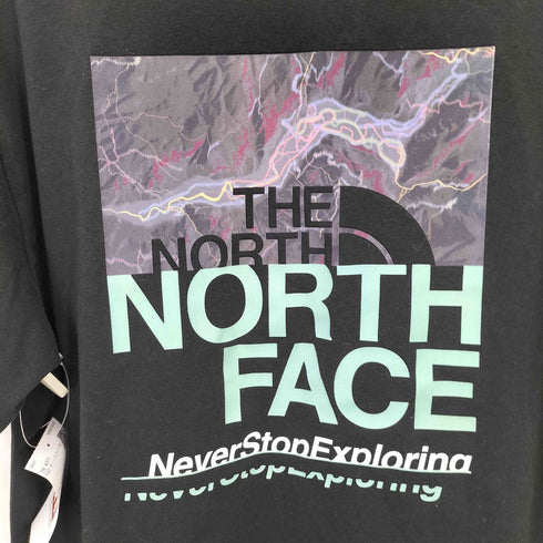 ザノースフェイス THE NORTH FACE S/S Half Switching Logo Tee ハーフ スイッチング ロゴ Tシャツ メンズ import:L