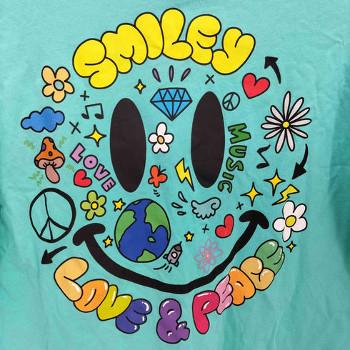 SMILEY FACE by RINGS HARVEY BALL S/S TEE 両面プリント S/S Tシャツ メンズ 44