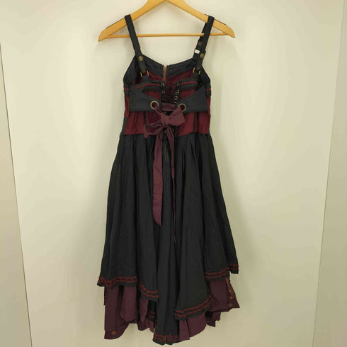 OZZ ANGELO コルセット レースアップ ワンピース レディース