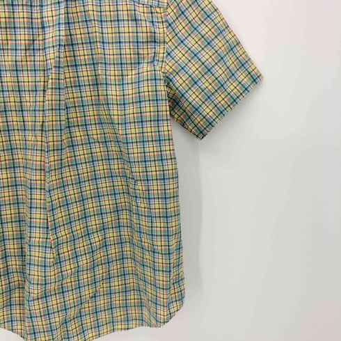 ポロラルフローレン POLO RALPH LAUREN ポニー刺繍 チェック柄 ボタンダウン S/S シャツ レディース import:L