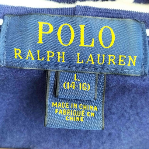 ポロラルフローレン POLO RALPH LAUREN POLO刺繍 ハーフジップ プルオーバー パーカー レディース import:L