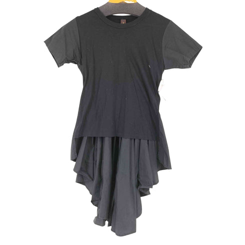 ミハラヤスヒロ MIHARA YASUHIRO S/S シャツ切替 ブラウス レディース 38