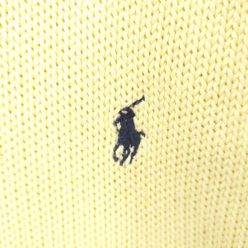 ポロバイラルフローレン Polo by RALPH LAUREN スモールポニー刺繍 コットン ニット メンズ import:M