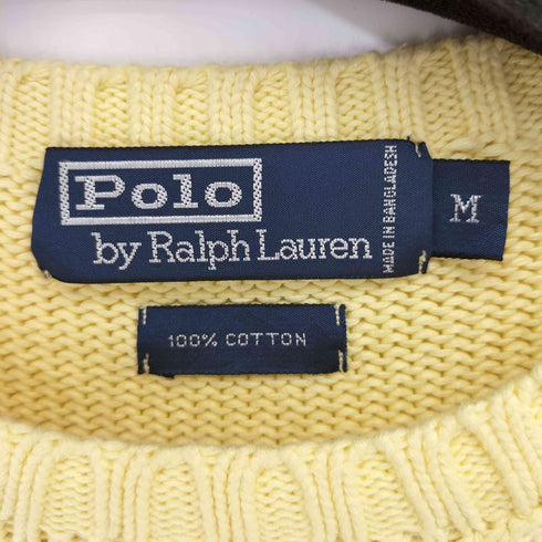 ポロバイラルフローレン Polo by RALPH LAUREN スモールポニー刺繍 コットン ニット メンズ import:M