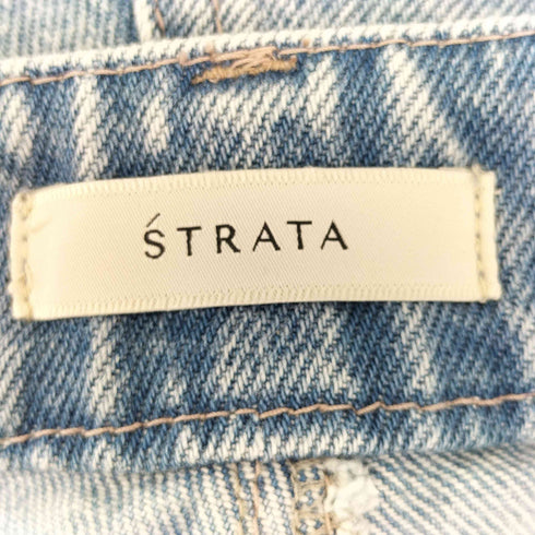 エストラータ STRATA イレギュラーシームデニム-short & regular レディース regular-S