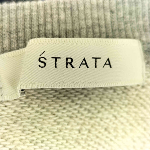 エストラータ STRATA クロップドスウェットプルオーバー レディース FREE