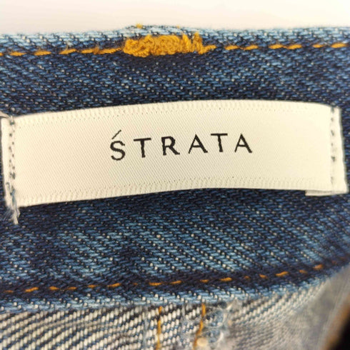 エストラータ STRATA アシメセミフレアデニムスカート レディース JPN:XS