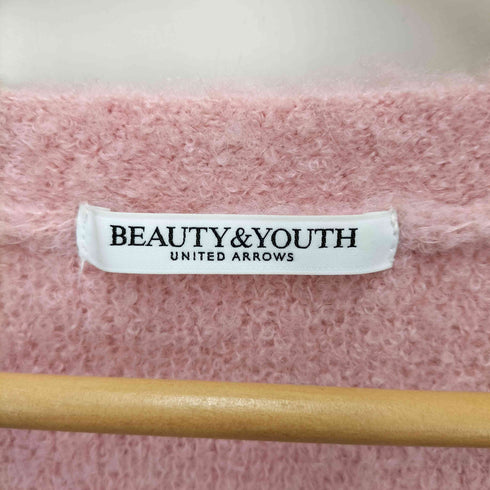 ビューティーアンドユースユナイテッドアローズ BEAUTY & YOUTH UNITED ARROWS シャギー ジャカード Vネック カーディガン レディース ONE SIZE
