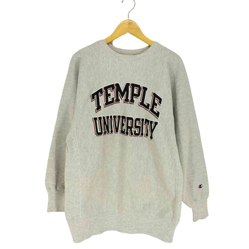 チャンピオン Champion 90s USA製 REVERSE WEAVE TEMPLE UNIVERSITY ラバープリントスウェット メンズ JPN:XXL