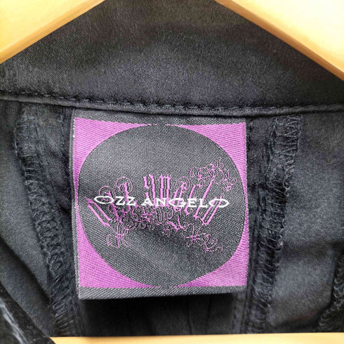 OZZ ANGELO ティアード レース ジップアップ ワンピース レディース