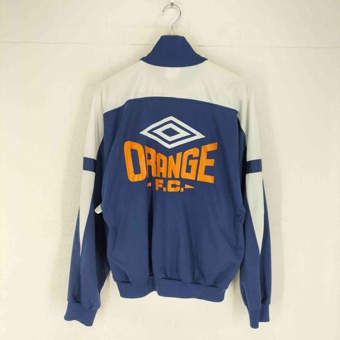 アンブロ UMBRO 90s ORANGE F.C バック刺繍デザイントラックジャケット メンズ JPN:L