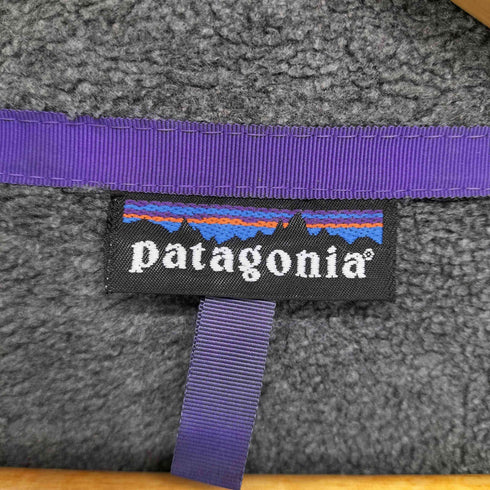 パタゴニア patagonia 90s ロゴパッチフリースジャケット メンズ
