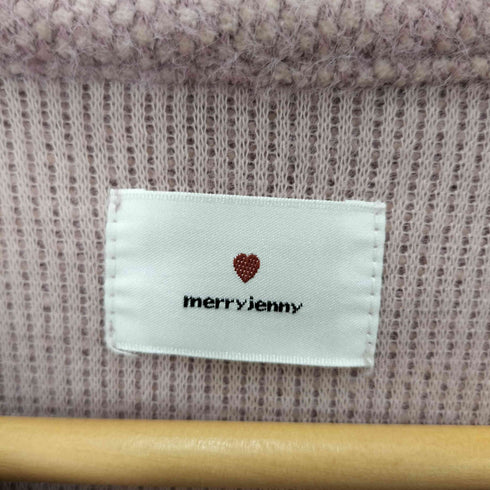 メリージェニー merry jenny チャイナ ニットソー カーディガン レディース FREE