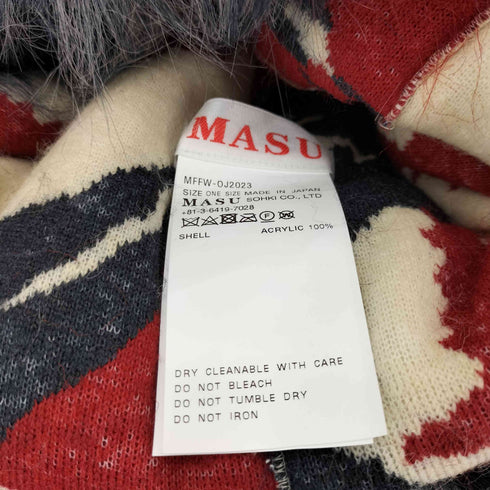 エムエーエスユー MASU MARBLE FLAG BALACLAVA バラクラバ メンズ