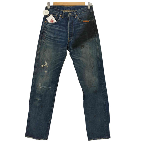 リーバイス Levis 501 00s 日本製 刺繍 ダメージデニムパンツ メンズ W32 L36