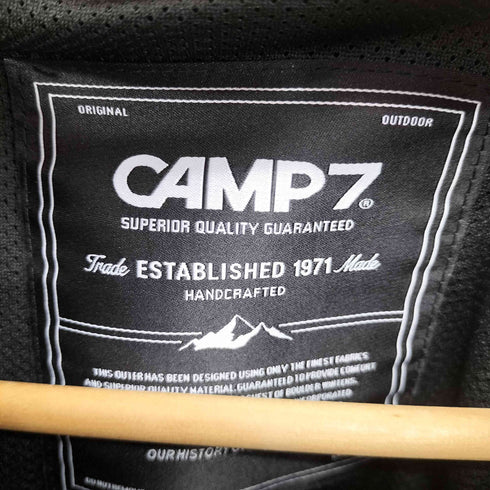 キャンプセブン CAMP7 裏地メッシュ リップストップ ナイロンジャケット メンズ XL