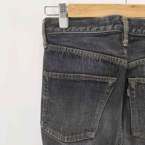 ドゥニーム Denime ボタンフライブラックデニムパンツ メンズ US:28-29