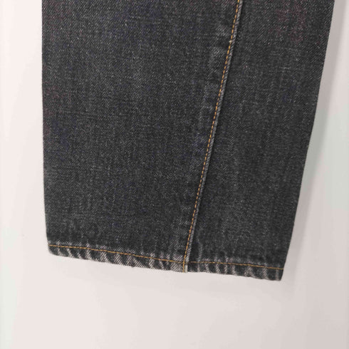 ドゥニーム Denime ボタンフライブラックデニムパンツ メンズ US:28-29