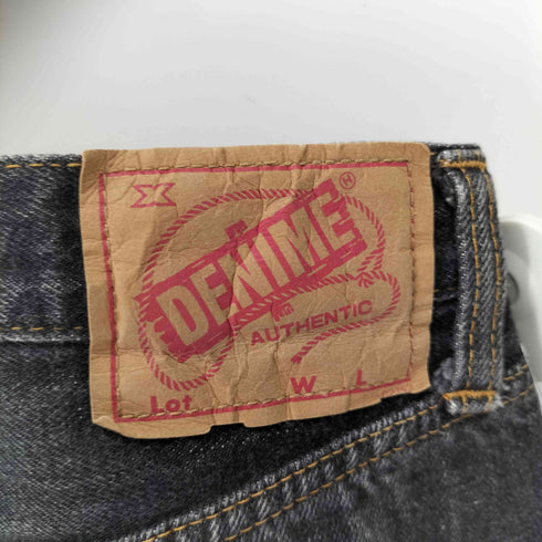 ドゥニーム Denime ボタンフライブラックデニムパンツ メンズ US:28-29
