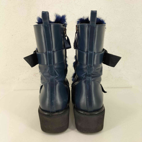PALOMA BARCELO MADE IN SPAIN ファー切替ブーツ レディース 36