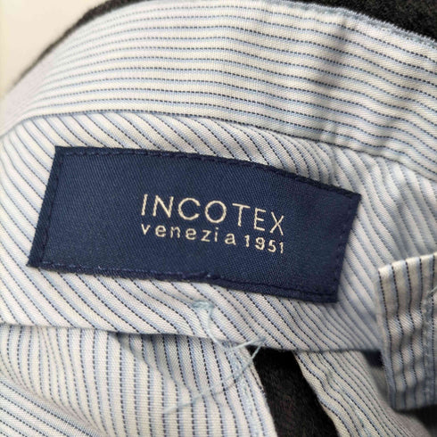 インコテックス INCOTEX SLOWEAR SUPER 100's WOOL ノータックスラックス メンズ JPN:46
