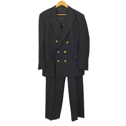 ダックスロンドン DAKS LONDON MADE IN GRAIT BRITAIN 金ボタンダブルテーラードジャケット セットアップ メンズ