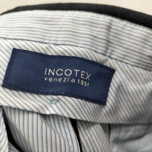 インコテックス INCOTEX SLOWEAR SUPER 100's WOOL ノータックスラックス メンズ JPN:46