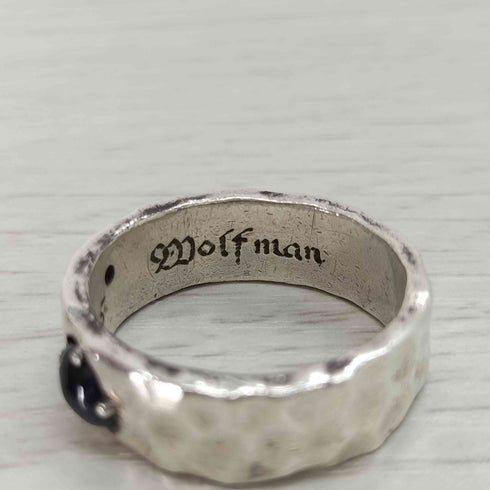 ウルフマンブラザーズ WOLFMAN B.R.S 925刻印 ウルフフットパウンドリング メンズ 18
