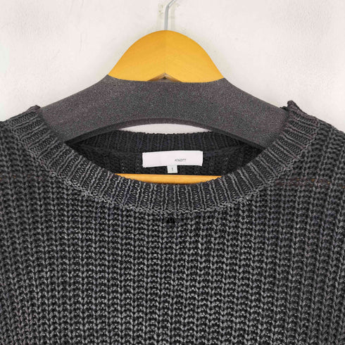 ノット KNOTT コットンシルク混 ラメ加工ニット レディース JPN:1