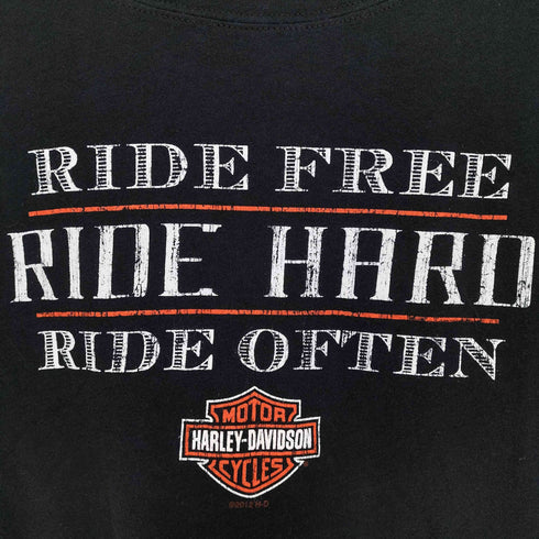 ハーレーダビッドソン HARLEY-DAVIDSON ©2012 両面プリントS/S TEE Y2K メンズ 2X