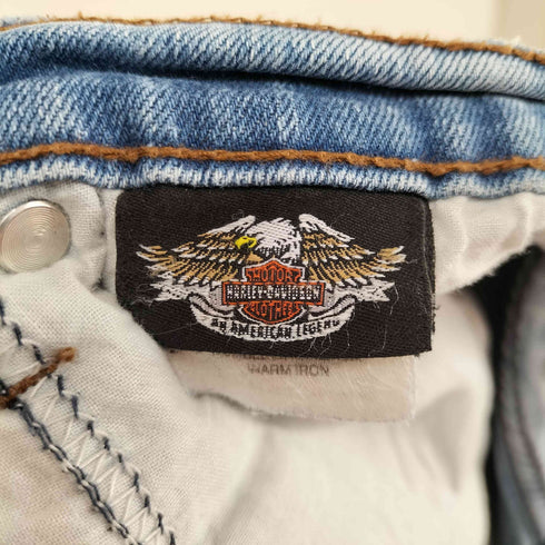 ハーレーダビッドソン HARLEY-DAVIDSON MADE IN CANADA ジップフライストレートデニムパンツ メンズ 16