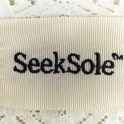 SEEKSOLE ss military pocket sheer shirt シアーシャツ メンズ JPN:L