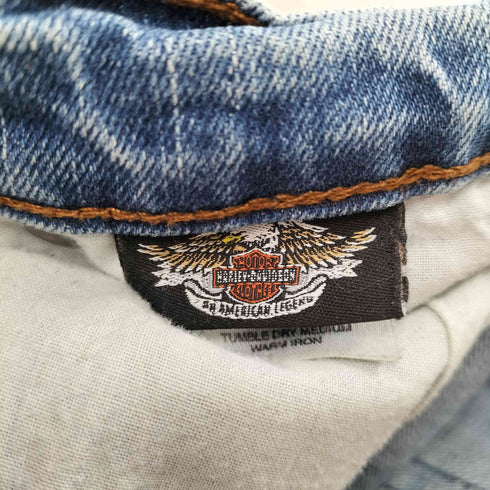 ハーレーダビッドソン HARLEY-DAVIDSON MADE IN CANADA ジップフライストレートデニムパンツ メンズ 6